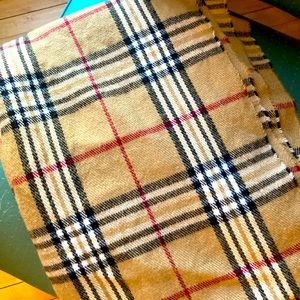 Plaid Blanket Scarf